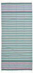 Πετσέτα Θαλάσσης Pestemal Βαμβακερή Πράσινη-λευκή-μωβ 90x180εκ Ble 5-46-509-0028