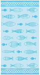 Plaz Velvet Jacquard Beach Towel 86x160cm No 2004