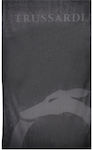 Trussardi Jeans Men's Beach Towel Black Tru2mtw01_ne03blac