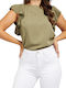 Guess Women's Blouse Khaki