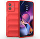 Techsuit Shield Back Cover Metallic Red (Motoro...