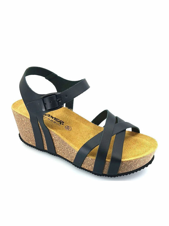 Anatomic Women's Leather Platform Shoes Black