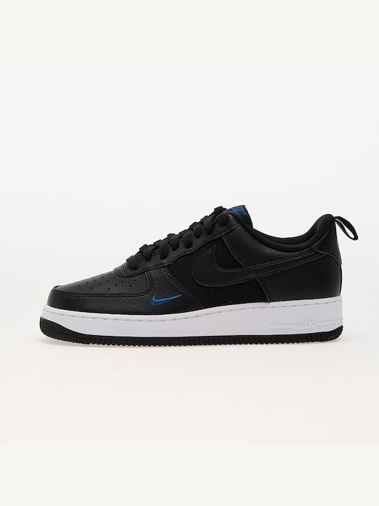 Nike Air Force 1 '07 Ανδρικά Sneakers Black / Black-court Blue-white