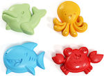 Summer Adriatic Molds 4 Pieces Sea Animals 1347