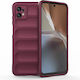 Techsuit Shield Back Cover Burgundy (Moto G32)