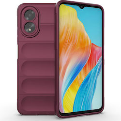 Techsuit Shield Back Cover Silicone Burgundy (OPPO A38, OPPO A18)