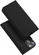 Techsuit Buchen Sie Silikon / Synthetisches Leder Schwarz (Honor X7b, Honor X7b 5G, 90 Smart)