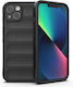 Techsuit Shield Umschlag Rückseite Silikon Schwarz (iPhone 13)