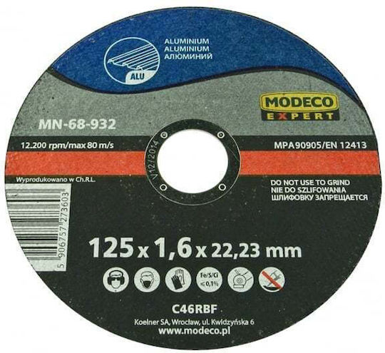 Modeco Δίσκος Κοπής Αλουμινίου 230mm 25τμχ