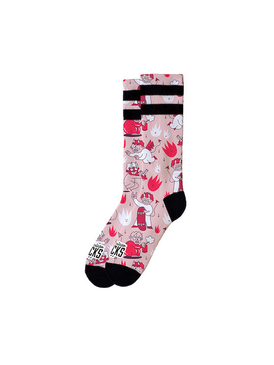 American Socks Ανδρικές Κάλτσες Ροζ