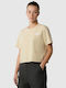 The North Face Γυναικείο Crop T-shirt Beige