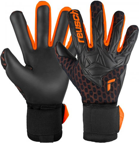 Reusch Attrakt Gold X Airvent Голмански ръкавици за Възрастни Черен