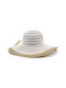 Verde Wicker Women's Hat White