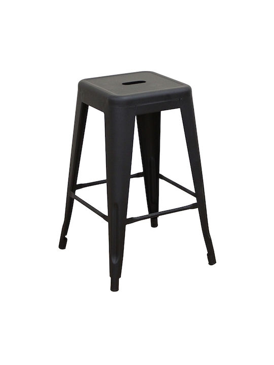 Stool for Bar Outdoor Texas Black 42x42x63cm