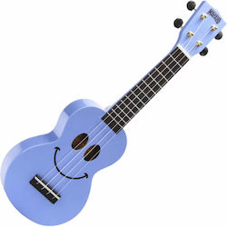 Mahalo U-Smile Series Soprano Ukulele Light Blue