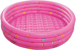 Kinder Pool PVC Aufblasbar 150x150x40cm Rosa