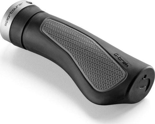Sportourer SPR-199MTL000C001 Χειρολαβές Ποδηλάτου σε Μαύρο Χρώμα 133.5mm Lock-on