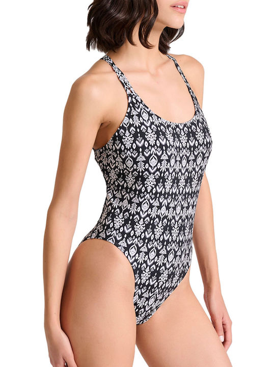 Funky Buddha Ολόσωμο Μαγιό Black