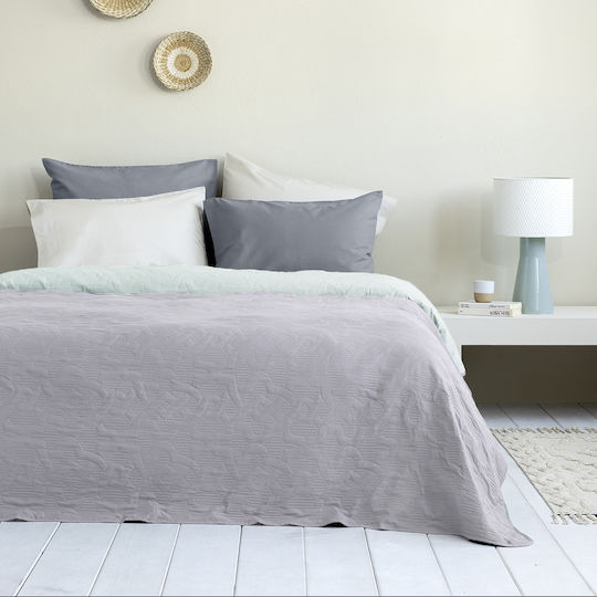 Nima Avana Υπέρδιπλο Light Mint / Gray Lilac 240x260cm