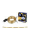Christmas Light Tube Warm White 220V 100 Light Bulbs 10m IP44