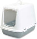 Savic Cat Toilet with Filter Grey 50cm x 37cm x 39cm