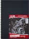 Sketchbook Black Paper Koh-i-Noor Niki A4 30 Tabs Spiral Bound