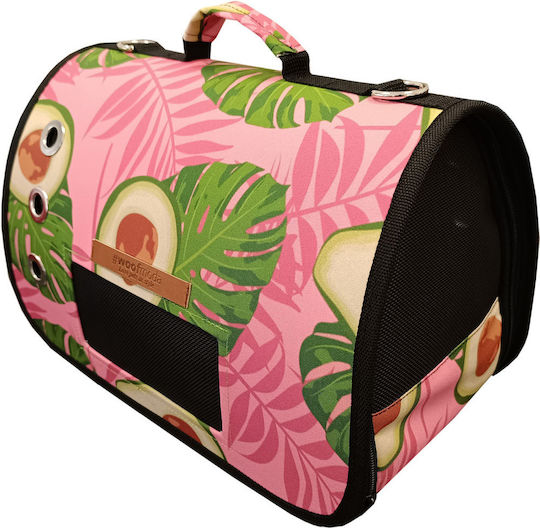 Geantă de transport pentru câini sau pisici Woofmoda cu ferestre rezistente la apă No1 35x23x17cm Avocado