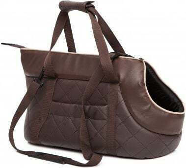 Haustier-Tragetasche Hobbydog Braun Größe 1 20x36x22 cm