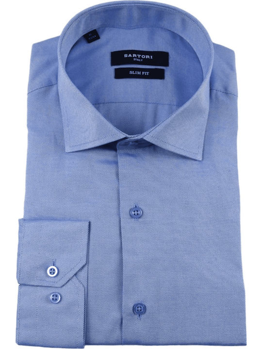 Langärmlig Hemd Sky Blue