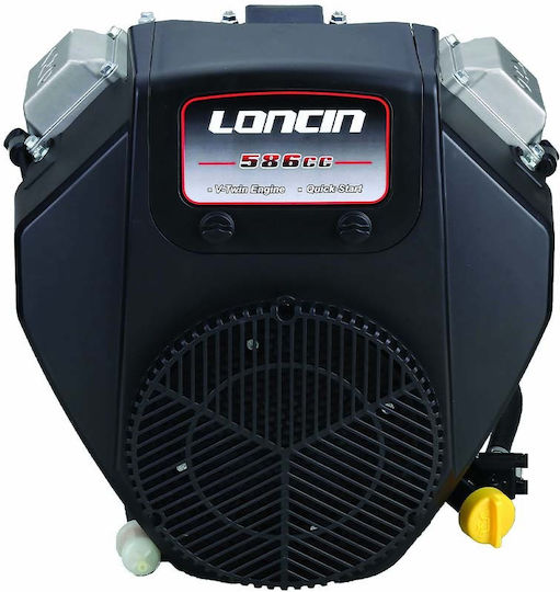 Loncin Κινητήρας Βενζίνης 586cc 9.2hp Κάθετου Άξονα με Σφήνα