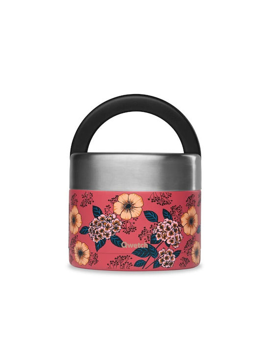 Qwetch Δοχείο Φαγητού Inox Θερμός Πορτοκαλί 850ml