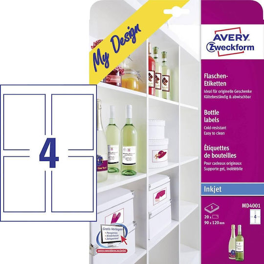 Avery Zweckform Self-Adhesive Rectangular A4 Labels