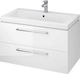 Cersanit Lara Blat cu Lavoar L80xW46xH45cm Alb