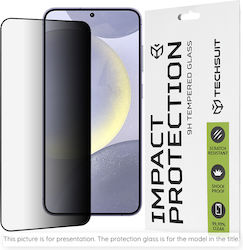 Techsuit Full Glue Privacy Tempered Glass Μαύρο (Galaxy S23 FE)