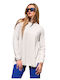 Damen Bluse Ecru