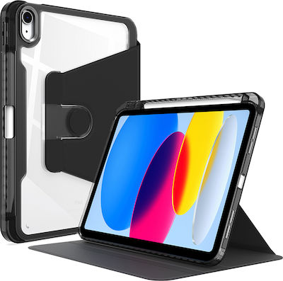 Techsuit Flip Cover Silicone Black Samsung Galaxy Tab A9