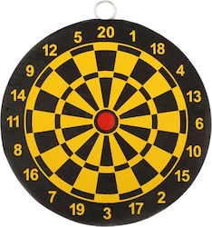 Darts Game Zola Two Faces 6 Arrows Included 24 Cm Yellow Black