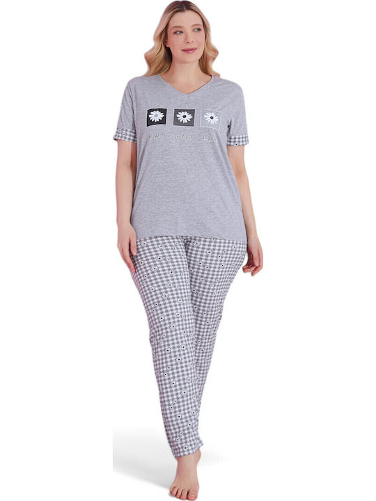 PijaMood Summer Women's Pyjama Set Gray