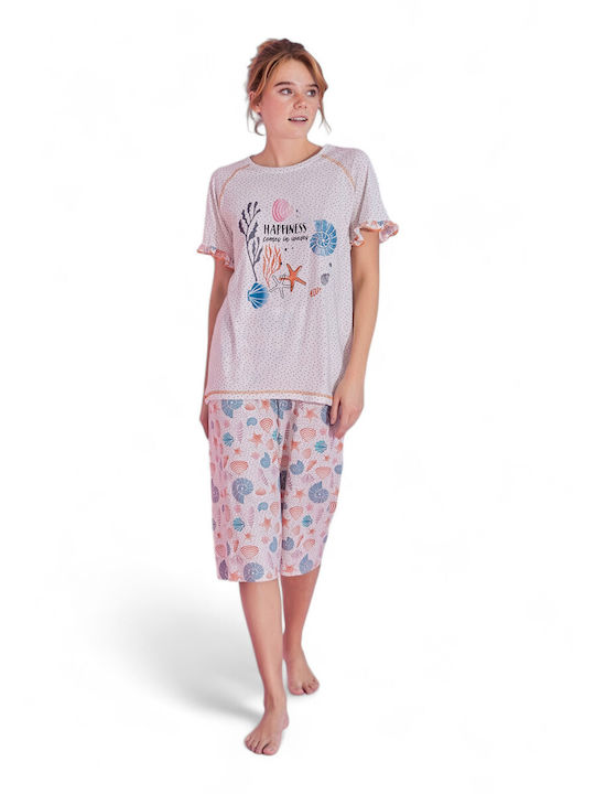 PijaMood Sommer Damen Pyjama-Set