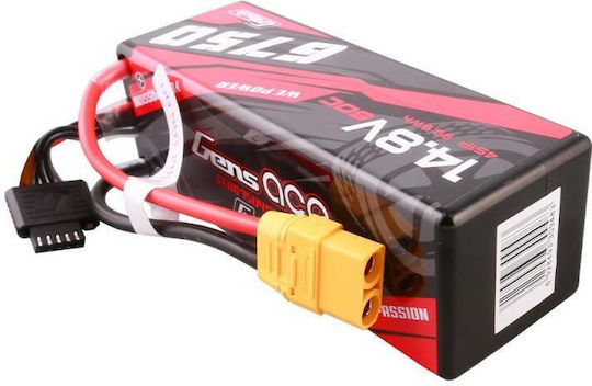 Gens Ace G-tech 6750mah 14.8v 60c 4s1p 14# Xt90 Battery