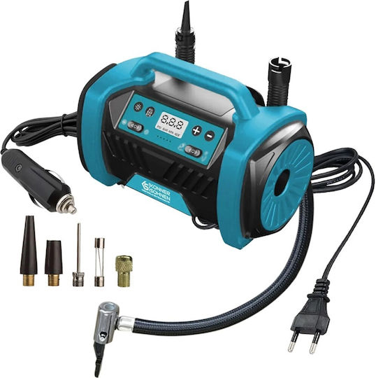 Könner & Söhnen Тромба за автомобилни гуми KS P30 150PSI с кабел 12V