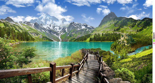 5d Diamond Painting Kit 100*200 Mountain Lake