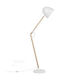 Beliani Floor Lamp White