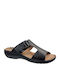 Flache Sandalen für Damen in Schwarz Farbe