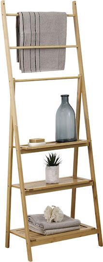 Επιδαπέδια Ραφιέρα Μπάνιου Bamboo 53x30.5x152.5cm