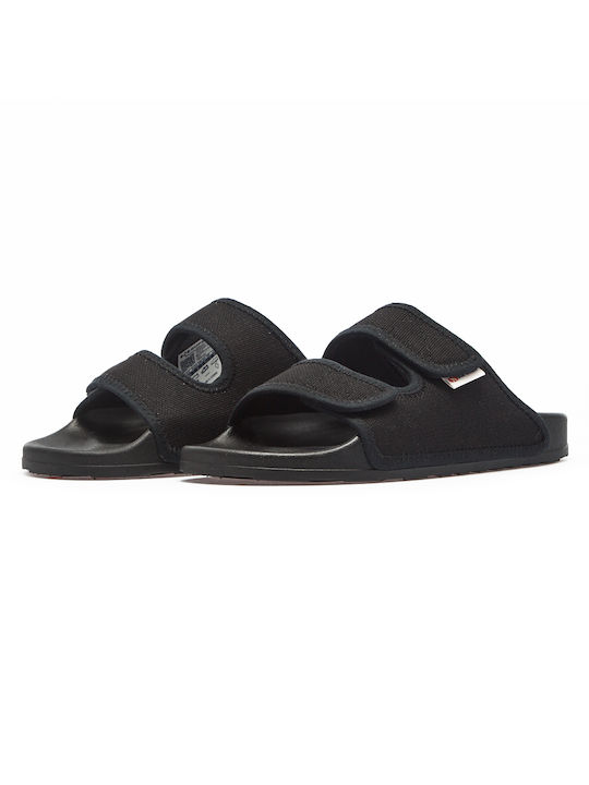 Superga 1908 Frauen Flip Flops in Schwarz Farbe