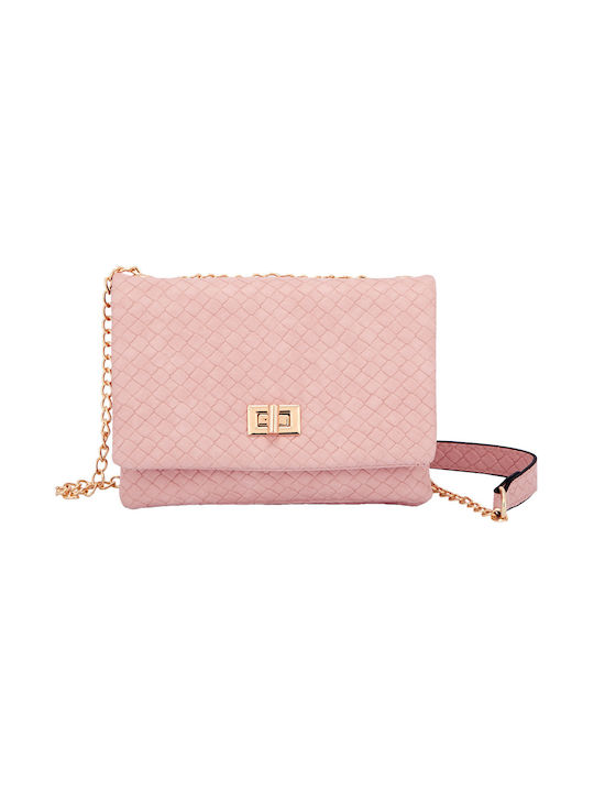 4queens Din piele Geantă de damă Crossbody Roz