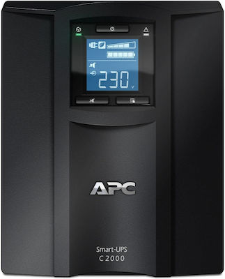 APC Smart-UPS C Line-Interactive 2000VA 1300W with 6 IEC Power Plugs