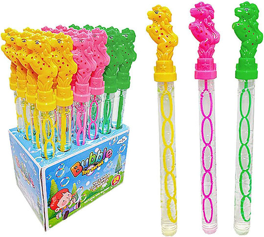 ToyMarkt Seifenblasenmacher Zauberstab Pferdchen (Verschiedene Designs/Sortiment von Designs) 1St