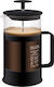 Bollire Manual Filter Coffee Maker Stainless Steel Black 1L